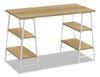 Jonnie 47.25\" Office Desk with Sawhorse-style Legs - Natural