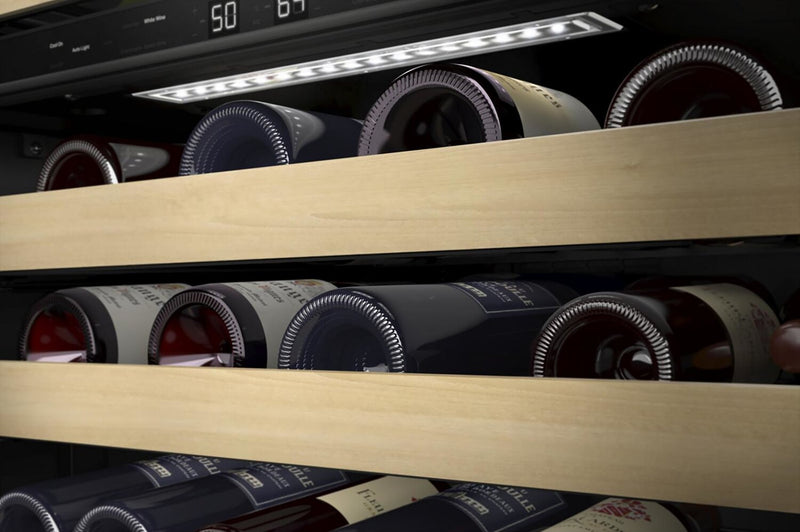 KitchenAid 24\" 5 Cu. Ft. Undercounter Wine Refrigerator - Stainless Steel - KUWL214KSB