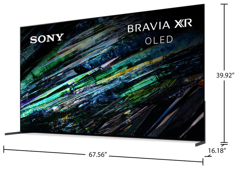 SONY 77\" Bravia XR QD-OLED 4K UHD Smart Google TV (XR77A95L) - 2023 Model