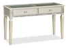 Tyra 48\" Glam Sofa Table with Storage - Champagne