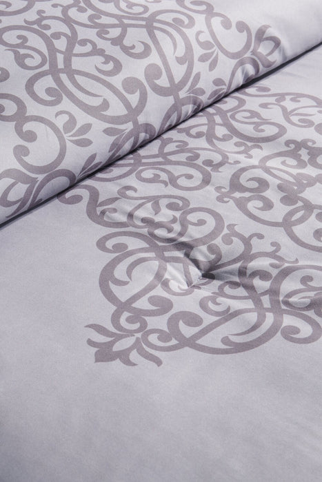 Arista 4-Piece Full/Queen Comforter Set - Grey