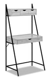 Norris 31.5\" Compact Office Desk with 4-Drawers - Grey