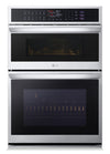 LG 30\" 6.4 Cu. Ft. Electric Combination Wall Oven with True Convection - Smudge Proof Stainless Steel - WCEP6427F