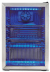 Danby 17.5\" 2.6 Cu. Ft. Single-Door Beverage Centre - Stainless Steel - DBC026A1BSSDB