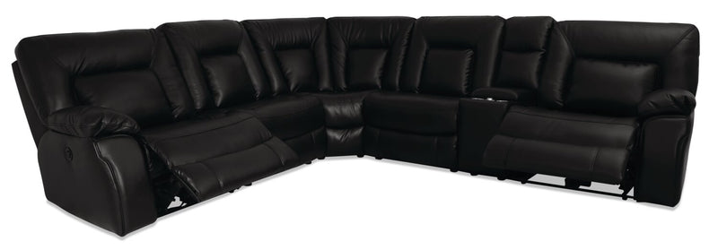 Leather sectional clearance the brick