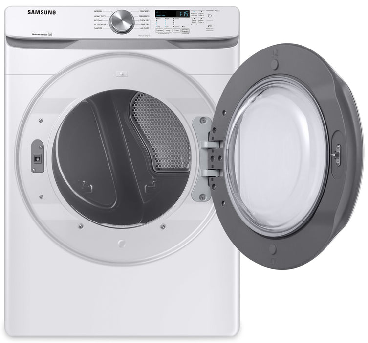 Samsung 7.5 Cu. Ft. Electric Dryer - White - Stackable - DVE45T6005W/AC