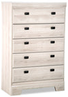 Yorkdale Bedroom Chest of Drawers, 5-Drawer, 31.1\"W x 47.4\"H, Made in Canada - White