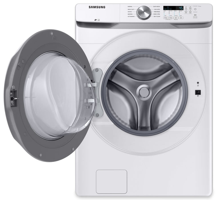Samsung 5.2 Cu. Ft. Front-Load Washer - White - Stackable - WF45T6000AW/A5