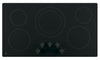 GE 36\" 5-Element Electric Cooktop - Black - JP3036DLBB