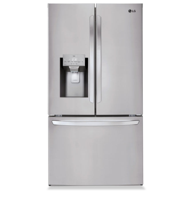 LG 36\" 28 Cu. Ft. French-Door Refrigerator - Smudge Proof Stainless Steel - LRFS28XBS