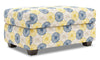 Made in Canada Customizable Sofa Lab The Trunk 39\" Fabric Storage Ottoman Sunshine Multicolour