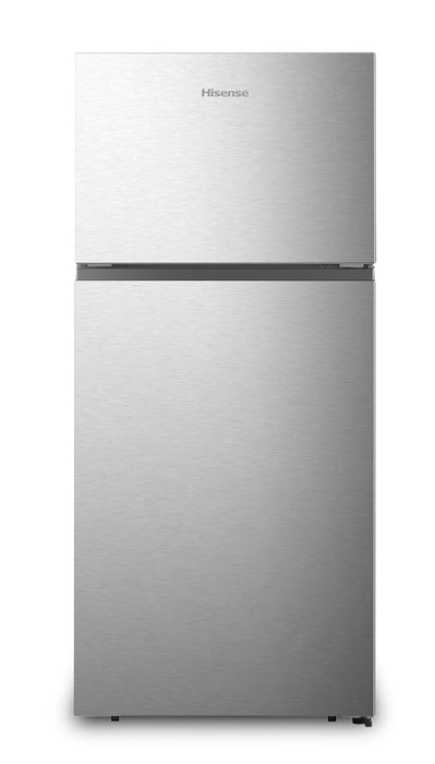 Hisense 29.7\" 18 Cu. Ft. Top-Mount Refrigerator - Silver - RT18A2FSD