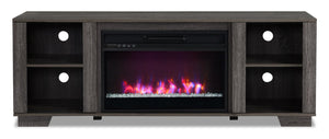 Antoni 62” Electric Fireplace TV Stand - Grey