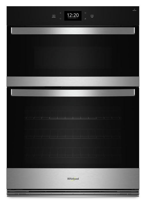 Whirlpool 30\" 4.3 Cu. Ft. Electric Combination Wall Oven with True Convection - Fingerprint Resistant Stainless Steel - WOEC7027PZ
