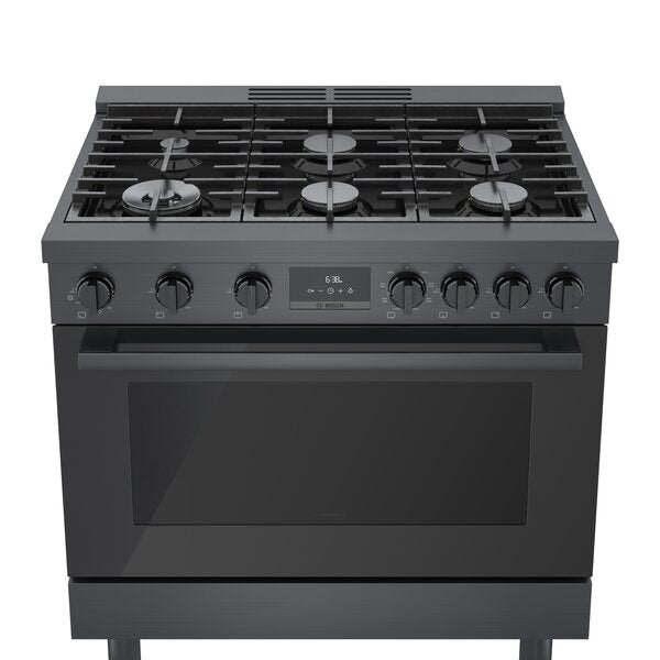 Bosch 800 Series 3.5 Cu. Ft. Dual Fuel Freestanding Range - HDS8645C