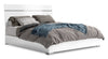Raia Panel Bed - Made in Italy, Modern, White - King Size