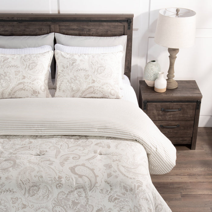 Indie Paisley 3-Piece King Comforter Set