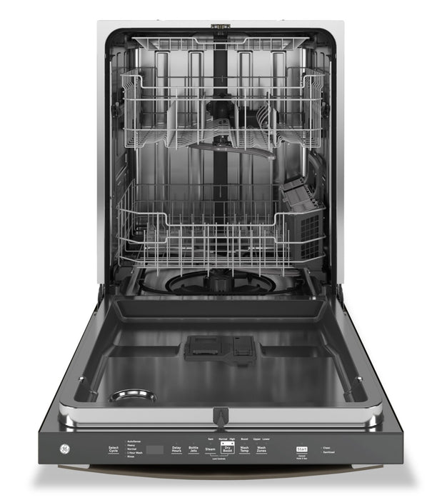 GE 24\" 47 dBA Built-In Top-Control Dishwasher with Dry Boost Technology - Slate - GDT650SMVES
