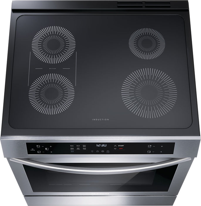 Frigidaire 5.3 Cu. Ft. Induction Range With Easy-to-Clean Cooktop and Convection Bake - Stainless Steel - FCFI308CAS