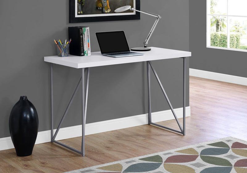 Caleb 47.25\" Computer Office Desk - White