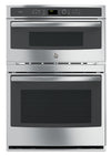 Profile 30\" 6.7 Cu. Ft. Electric Wall Oven and Microwave with True European Convection - Stainless - PT7800SHSS