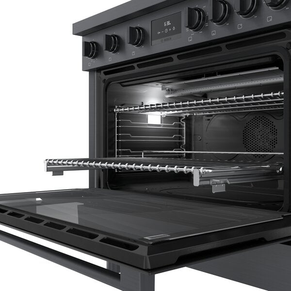 Bosch 800 Series 3.5 Cu. Ft. Dual Fuel Freestanding Range - HDS8645C