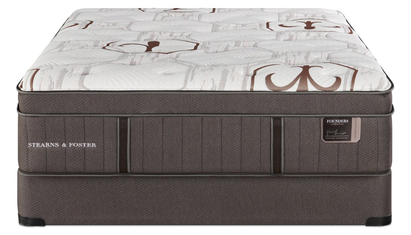 Stearns & Foster Founders Collection Cardiff City Eurotop Full Mattress Set