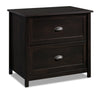 Cayla 33.39\" 2-Drawer Filing Cabinet - Estate Black