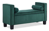 Octavia 53.25\" Storage Bench - Green Velvet