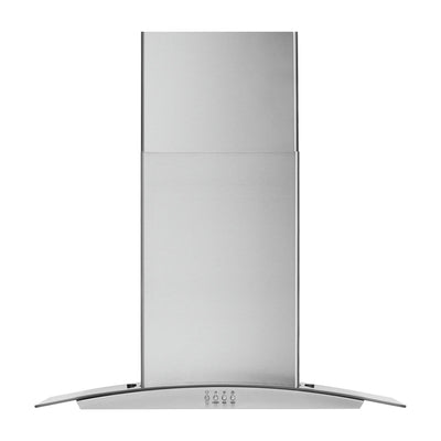 Whirlpool 30" Glass Wall Mount Range Hood - WVW51UC0LS