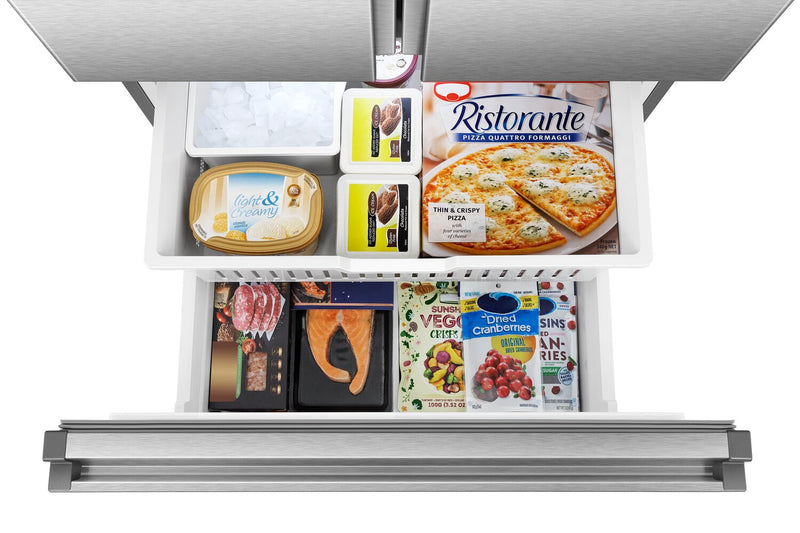 Hisense 31.3\" 22.1 Cu. Ft. French-Door Refrigerator - Stainless Steel - RF22B3FSE