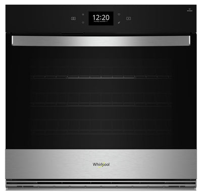 Whirlpool 27" 4.3 Cu. Ft. Electric Single Wall Oven with True Convection - Fingerprint Resistant Sta… | Four mural simple électrique Whirlpool de 4,3 pi³ et de 27 po avec convection véritable - acier inox…