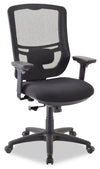 Tempur-Pedic Dante 26.4\" Office Chair - Black with Mesh Back