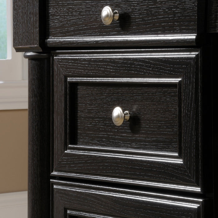 Palladia 65.12\" Executive Office Desk with 5-Drawers - Wind Oak