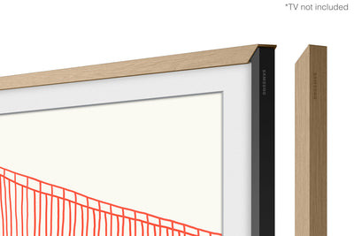 Samsung Customizable Bezel for 43" The Frame TV - Modern Teak