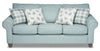 Scarlett Chenille Sofa - Marine