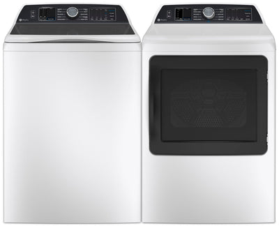 GE Profile 6.2 Cu Ft. Smart Top-Load Washer and 7.3 Cu. Ft. Electric Dryer with Steam
