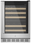 Profile 24\" 4.8 Cu. Ft. Wine Chiller Refrigerator - Stainless - PWS06DSPSS