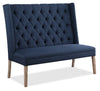 Ariel 30.5\" Wing Back Hall Bench - Blue