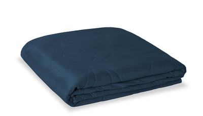 BEDGEAR Queen Cooling Blanket - Navy | Couverture rafraîchissante BEDGEAR pour grand lit - bleu marine