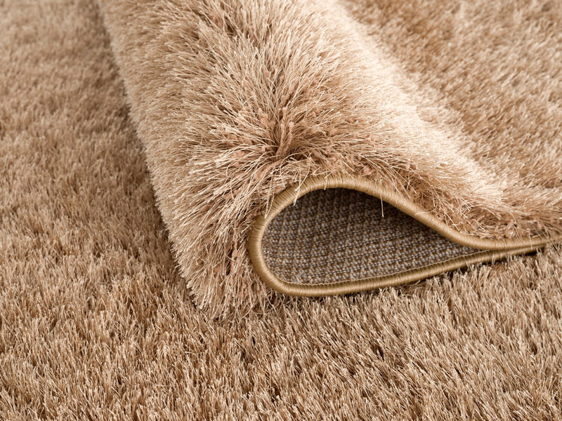 Harlow Gold Shag Area Rug - 7'9\" x 9'5\"