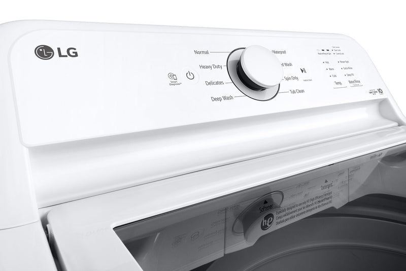 LG 4.8 Cu. Ft. Top-Load High-Efficiency Washer - White - WT6105CW