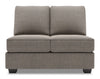 Sofa Lab Roll Armless Loveseat - Luna Smoke