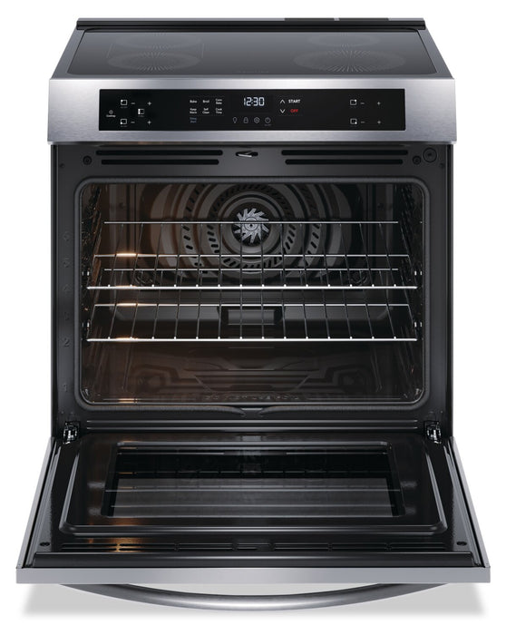 Frigidaire 5.3 Cu. Ft. Induction Range With Easy-to-Clean Cooktop and Convection Bake - Stainless Steel - FCFI308CAS