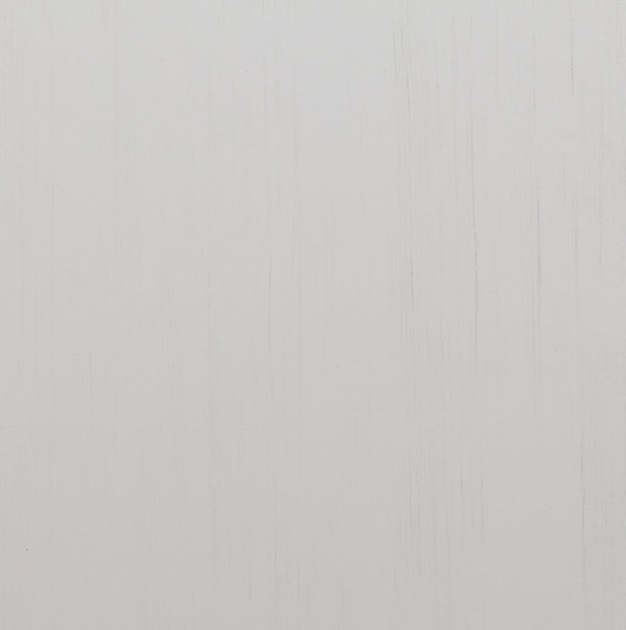 Harper 20\" Modern Glass Door Chairside Table with Storage - White Pine