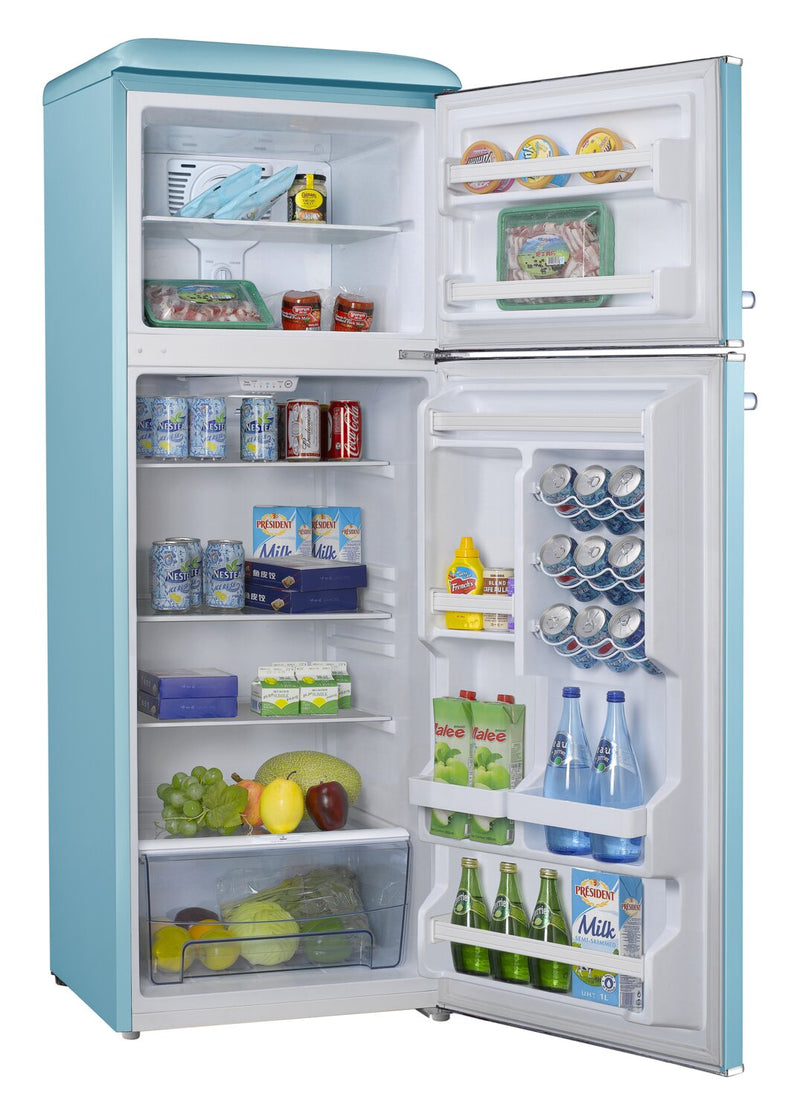 Galanz 12 cu ft discount retro refrigerator blue