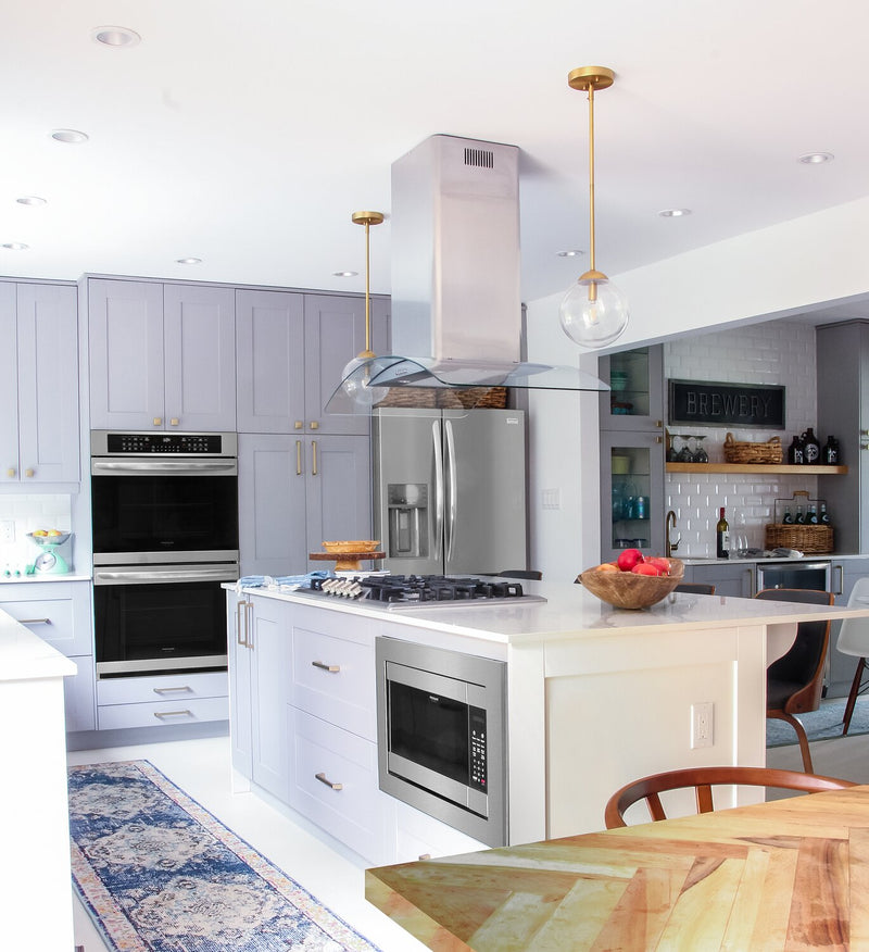 Frigidaire 42" Glass Canopy Island Hood FHPC4260LS The Brick