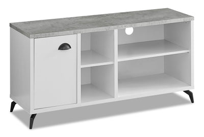 Cameron 48” TV Stand - White