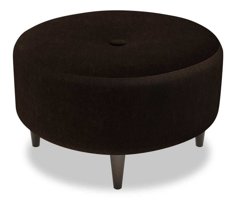 Sofa Lab The Curve Ottoman Luxury Chocolate The Brick