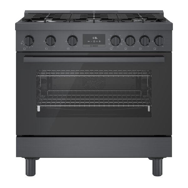 Bosch 800 Series 3.5 Cu. Ft. Dual Fuel Freestanding Range - HDS8645C